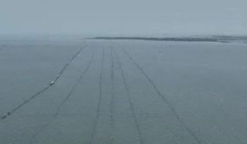 Pagar laut misterius di perairan Tangerang