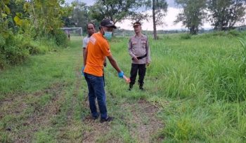 Lokasi penemuan mayat seorang kakek di Gunungkidul