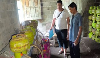 TKP pengoplosa gas elpiji di Purworejo Jawa Tengah