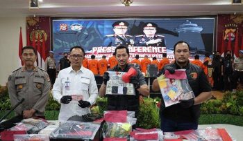 Polda Banten amankan 14 tersangka pengedar uang palsu