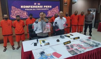 Rilis kasus judi dadu online di Mapolda DIY
