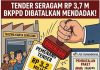 Proses Tender Pengadaan Seragam BKPPD Kabupaten Gunungkidul Mendadak Dibatalakan Ilustrasi