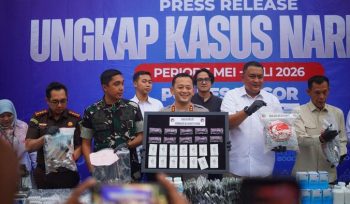 Konferensi pers Polres Bogor
