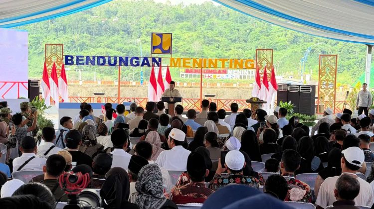 Presiden Prabowo resmikan bendungan di NTB